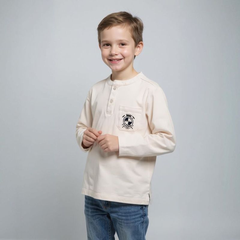 CONIGLIO - Polo Coniglio Manga Larga Algodón Niño Estampada