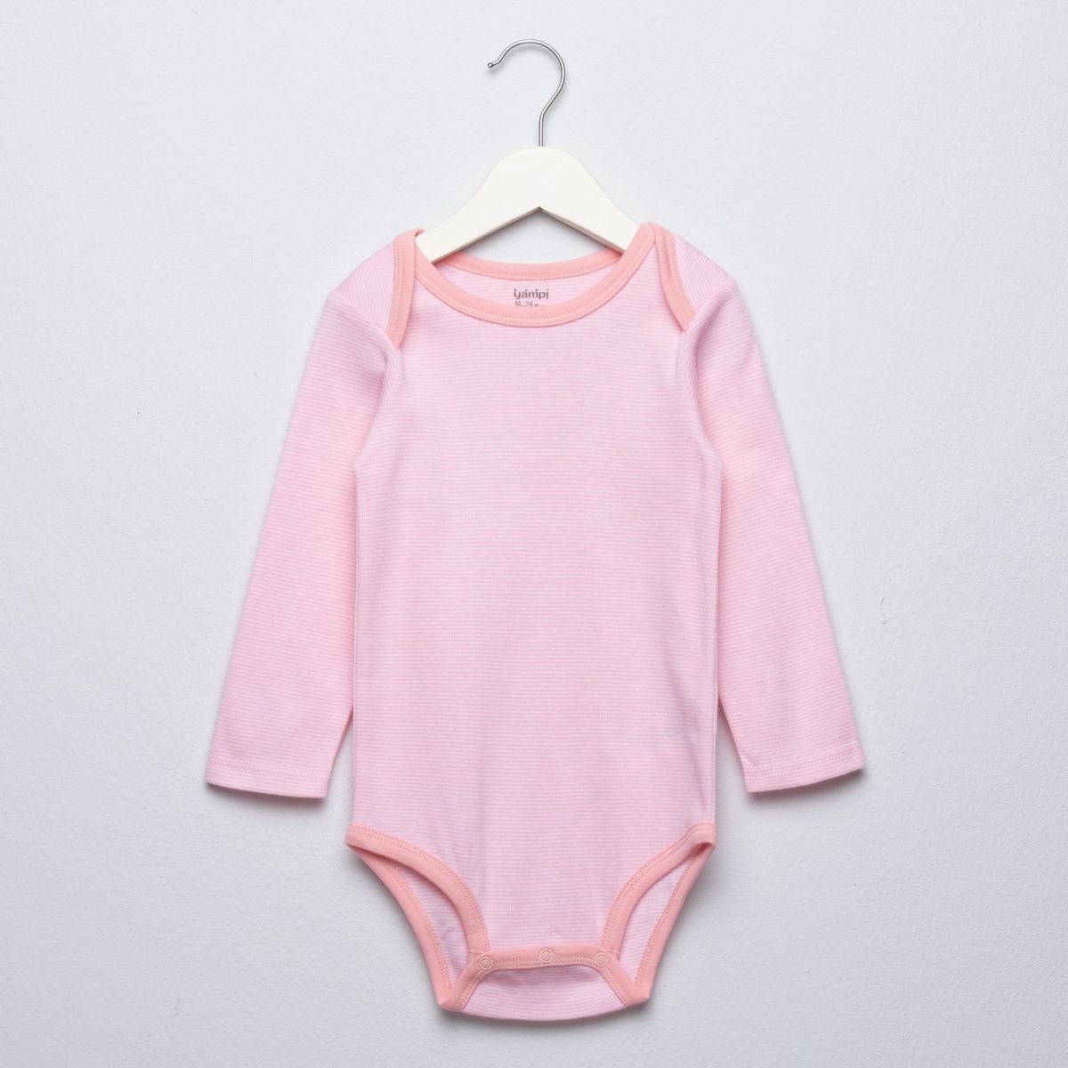 YAMP - Body Bebé Niña Manga Larga Pack X5 Algodón Yamp