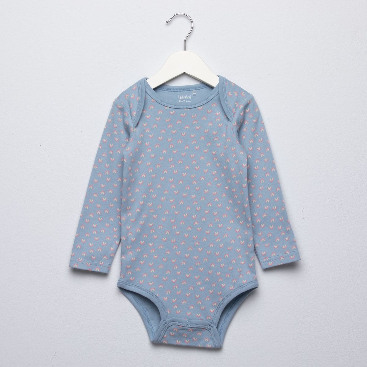 YAMP - Body Bebé Niña Manga Larga Pack X5 Algodón Yamp