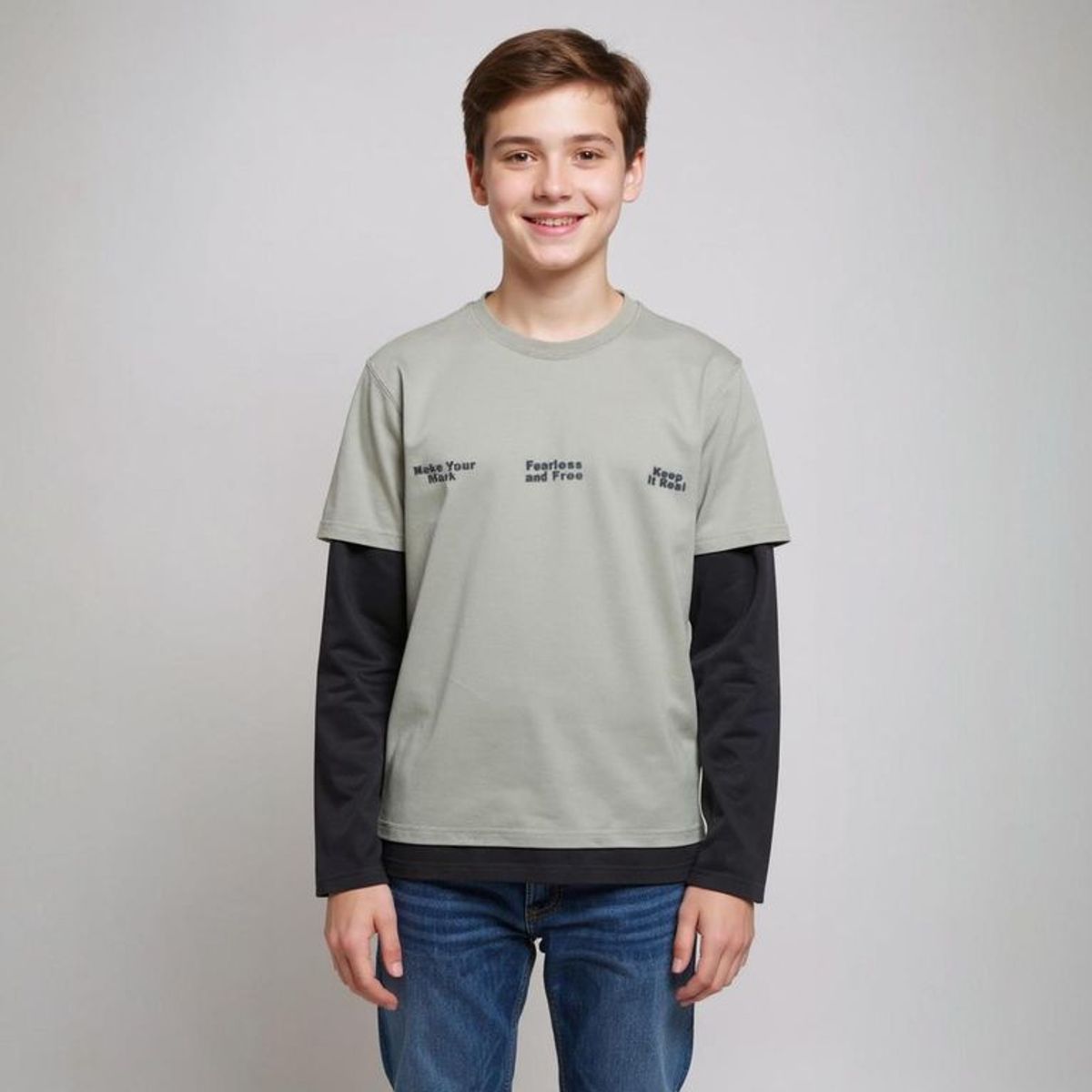 FEDERATION - Polo Niño Manga Larga Algodón Federation