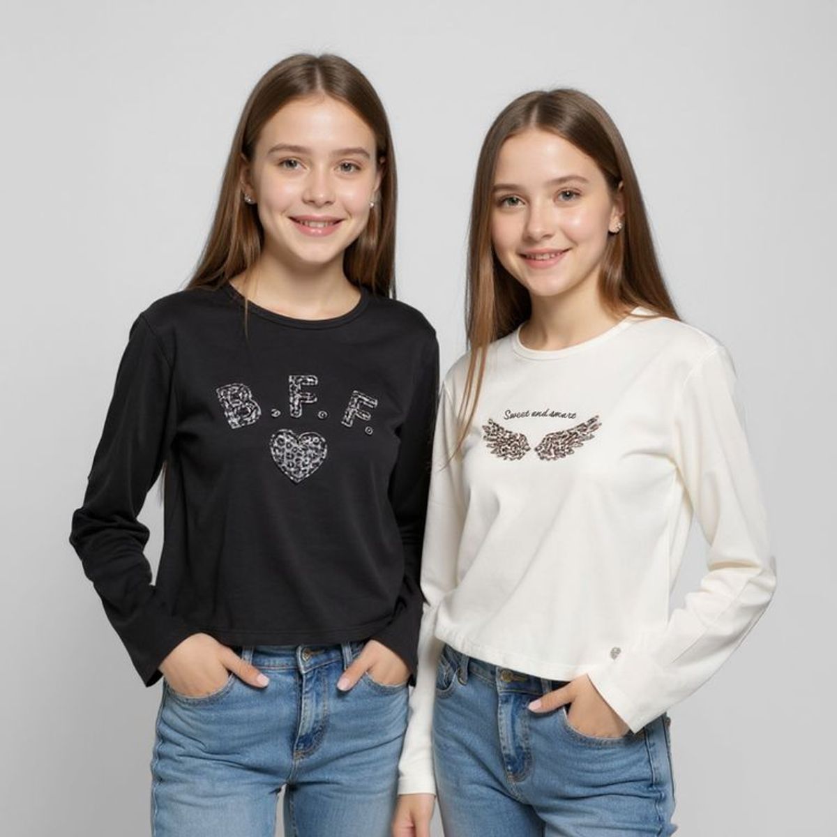 ELEVEN - Polo Niña Pack X2 Algodón Eleven