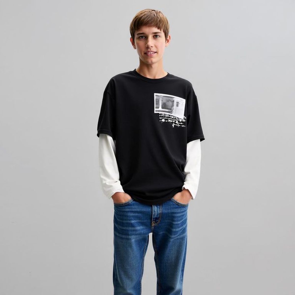 FEDERATION - Polo Niño Manga Larga Algodón Federation