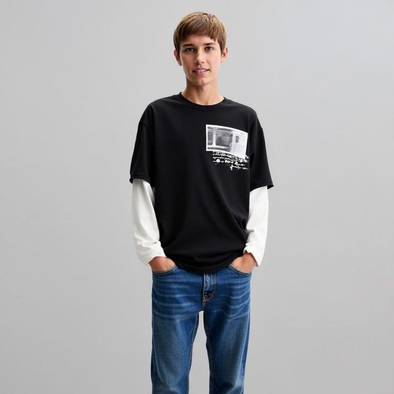 FEDERATION - Polo Niño Manga Larga Algodón Federation