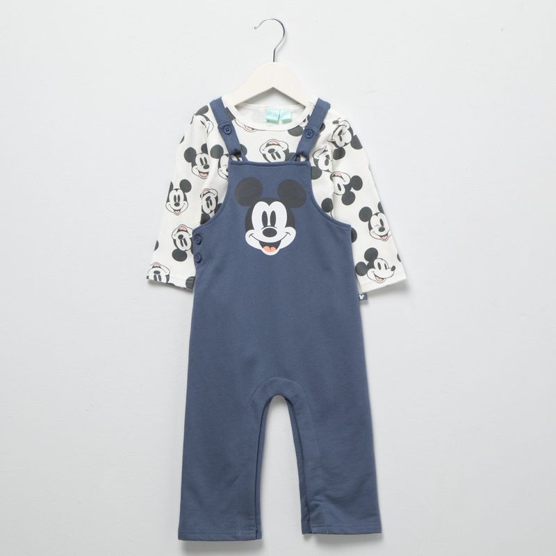 DISNEY - Enterito Bebé Niño Algodón Mickey Mouse