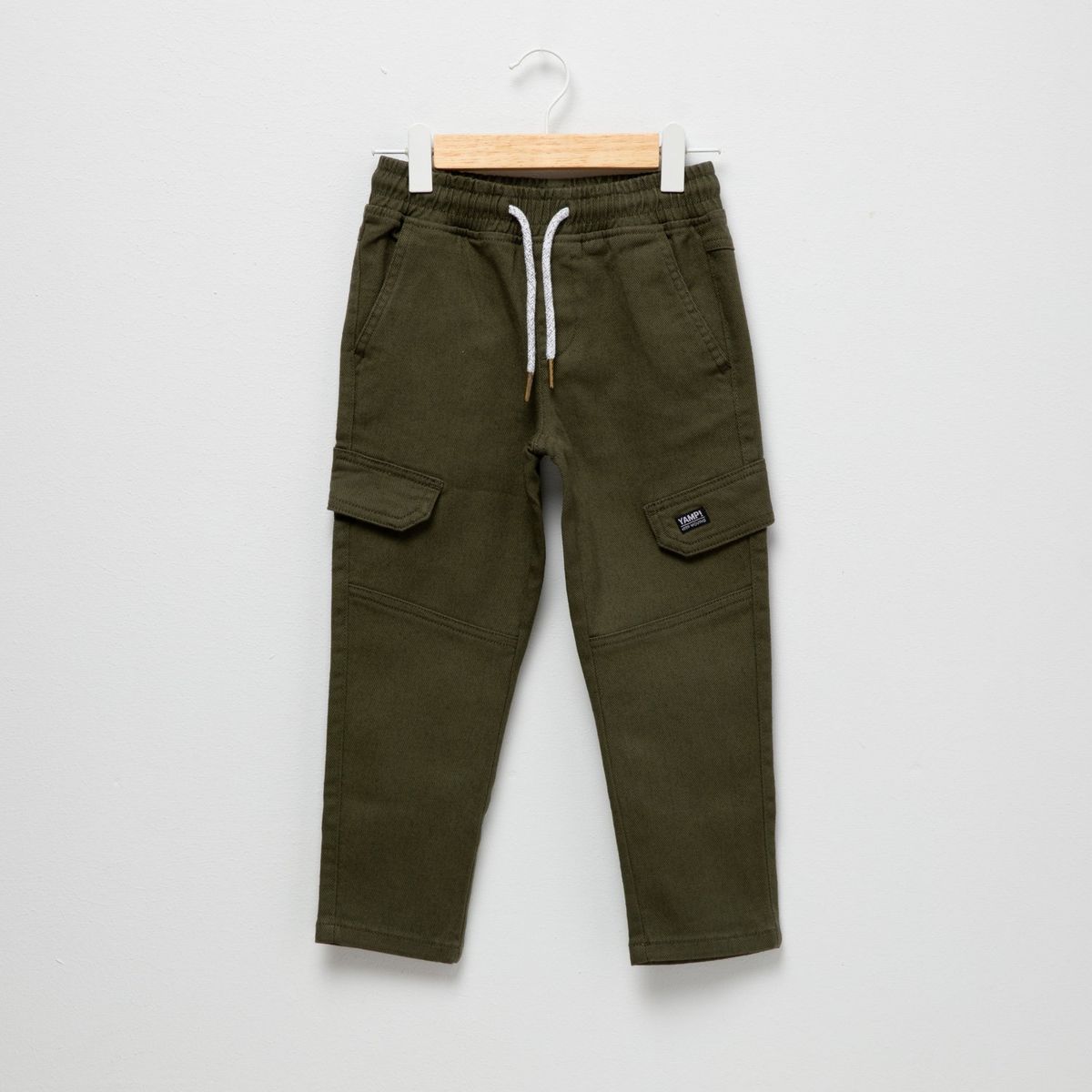 YAMP - Pantalón Cargo Yamp Algodón Niño Cintura Elásticada