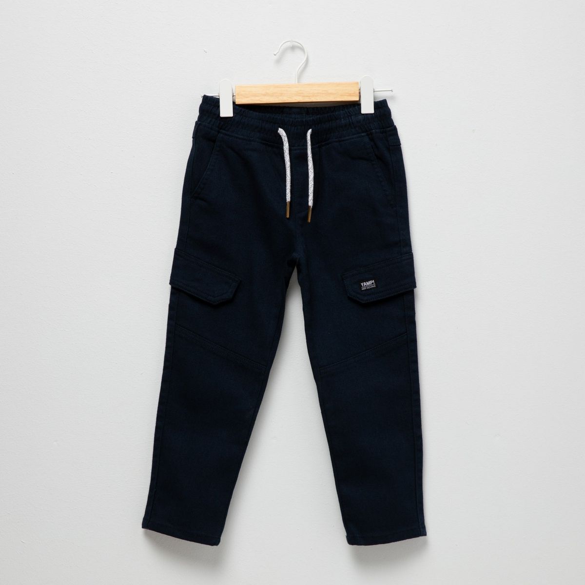 YAMP - Pantalón Cargo Yamp Algodón Niño Cintura Elásticada