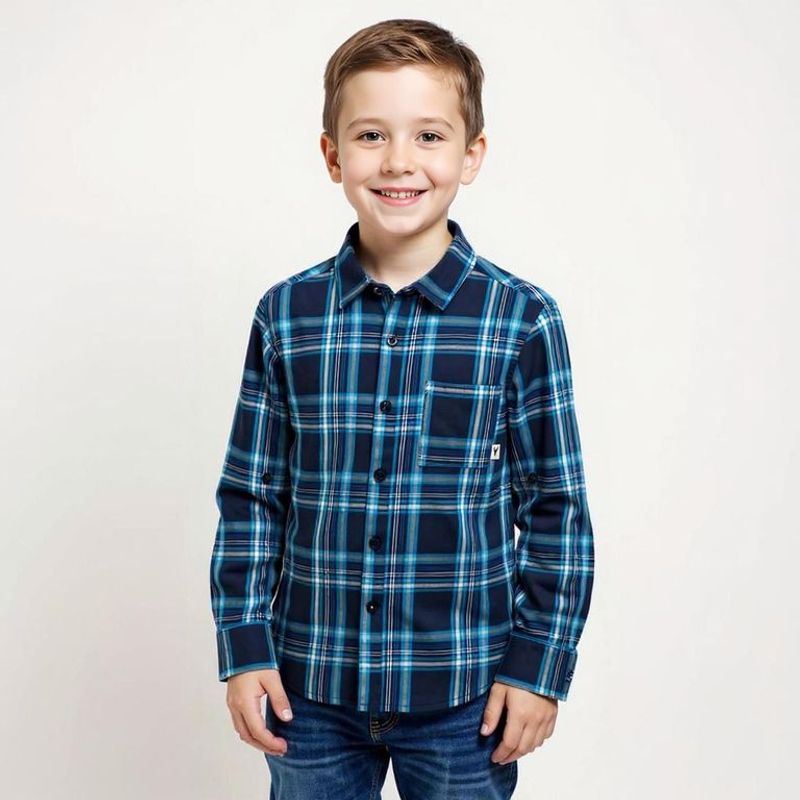 YAMP - Camisa Niño Manga Larga Algodón Yamp