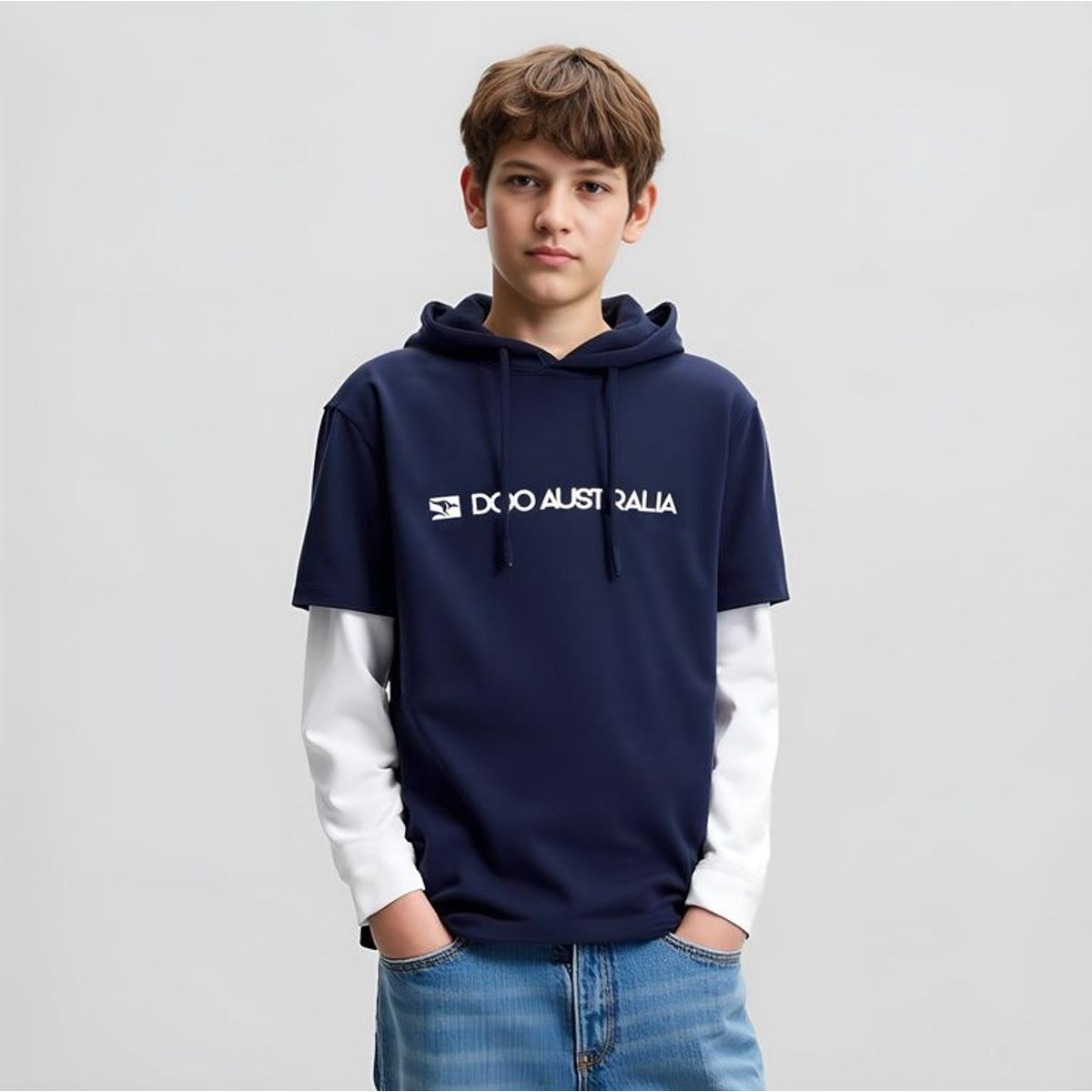 DOO AUSTRALIA - Polo Niño Manga Larga Algodón Doo Australia