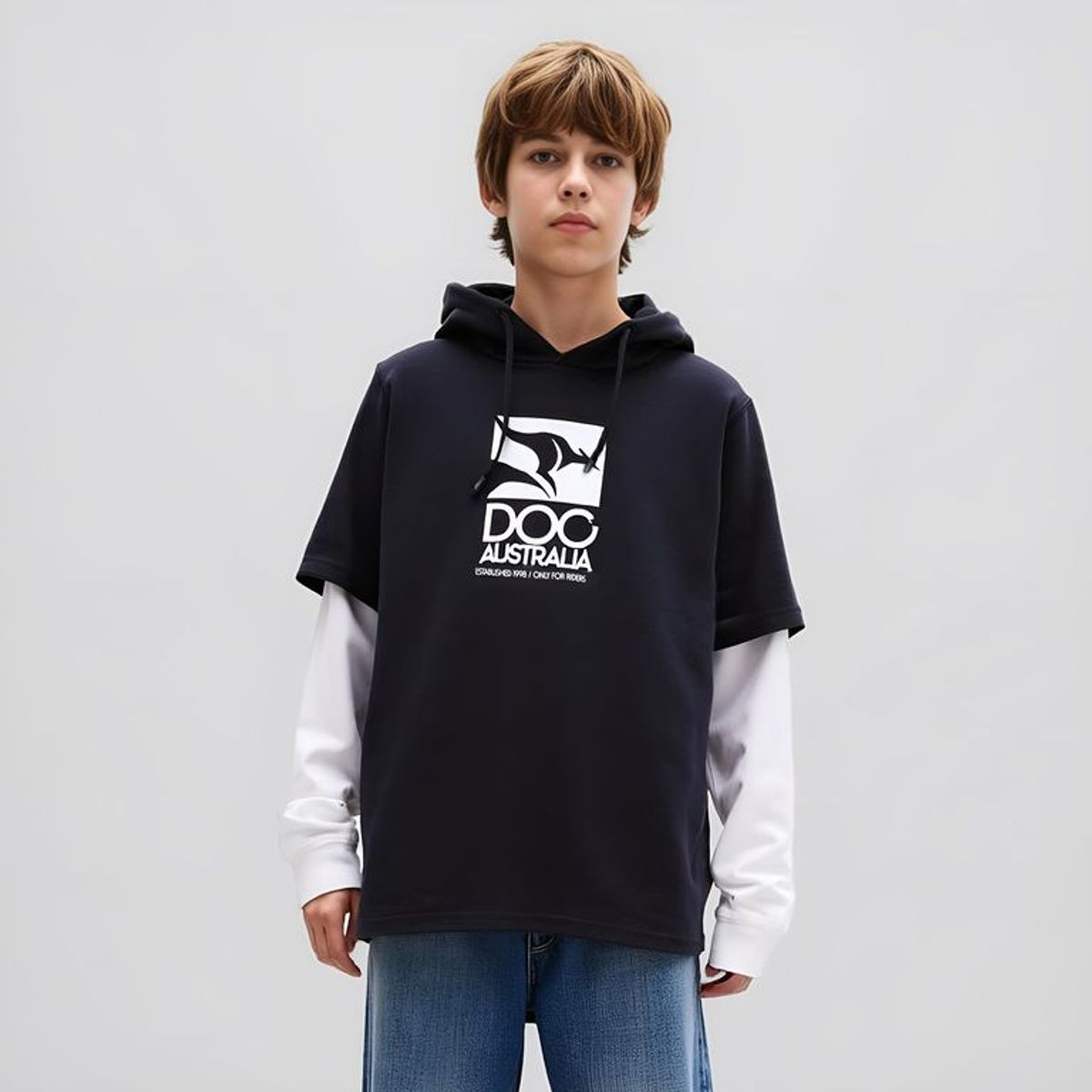 DOO AUSTRALIA - Polo Niño Manga Larga Algodón Doo Australia