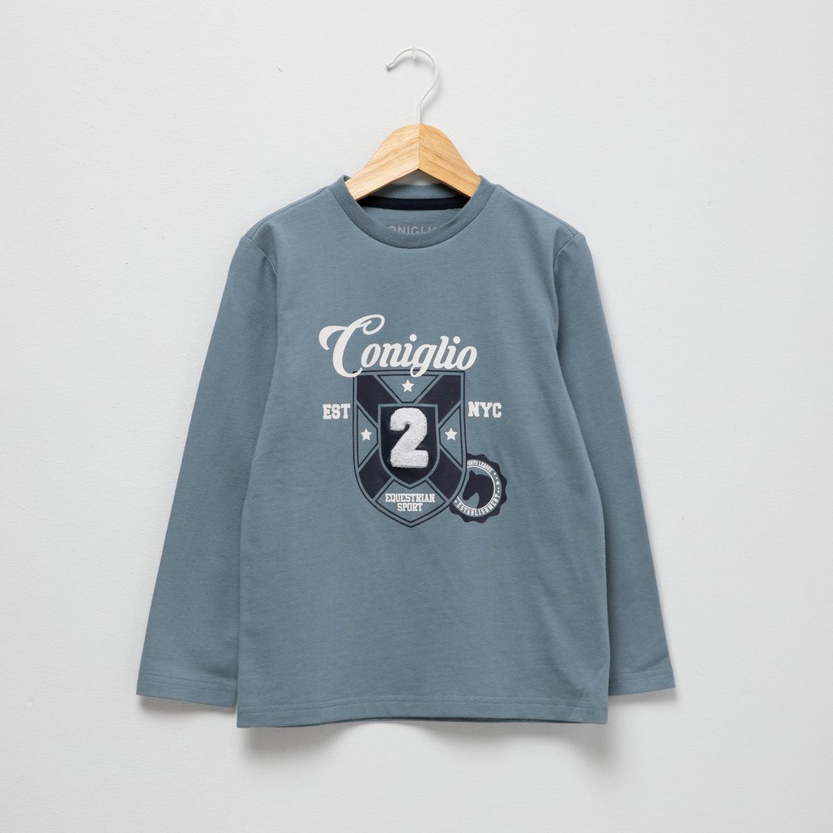 CONIGLIO - Polo Coniglio Manga Larga Algodón Niño Estampada