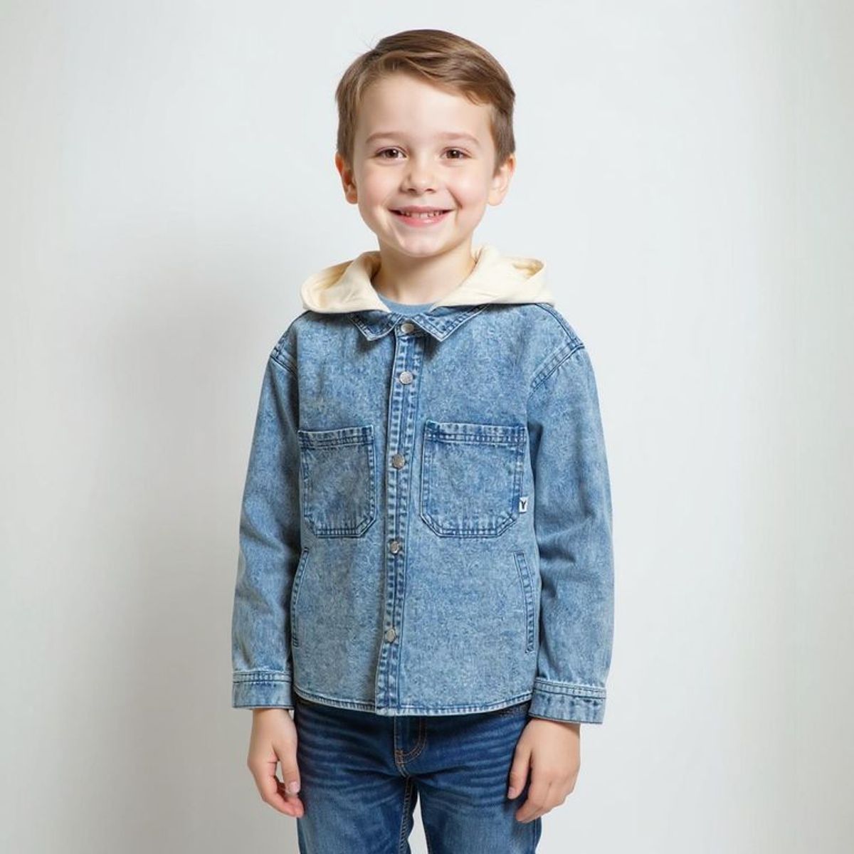 YAMP - Camisa Niño Manga Larga Algodón Yamp