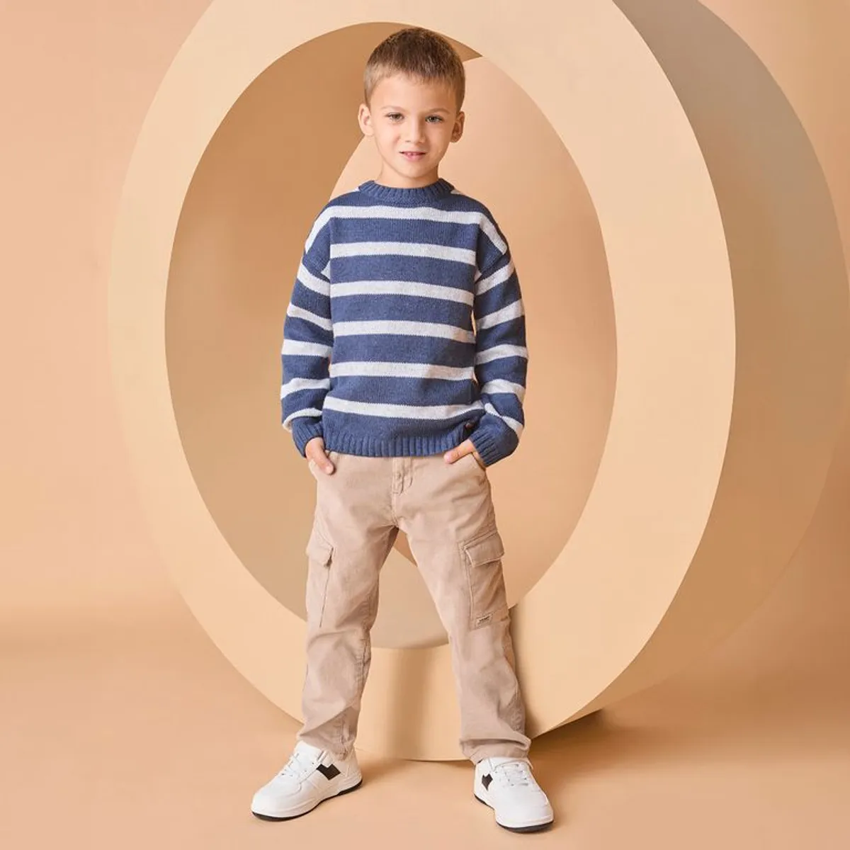 YAMP - Pantalón Cotelé Yamp Niño Casual 100% Algodón