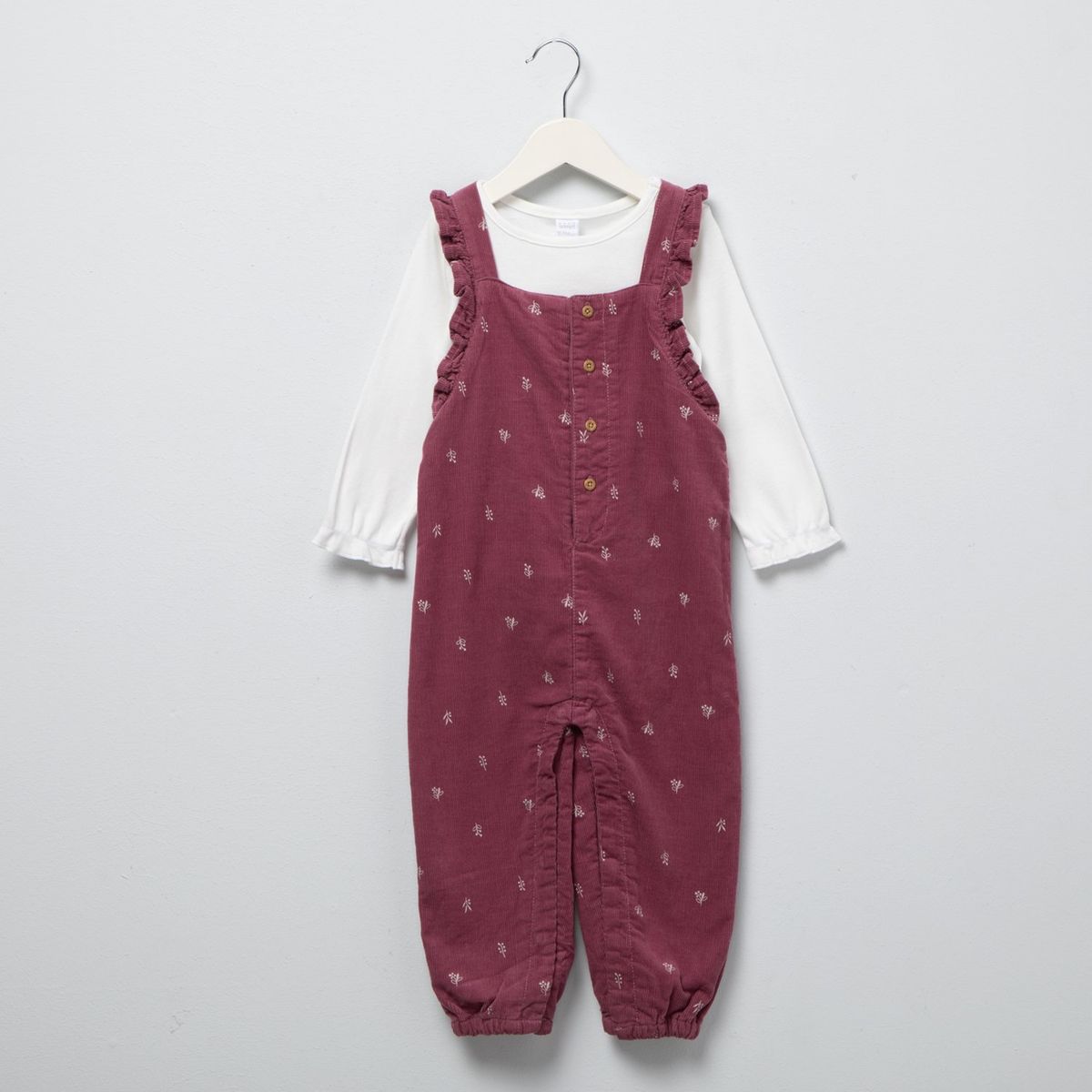 YAMP - Overol Bebé Niña Pack X2 Algodón Yamp