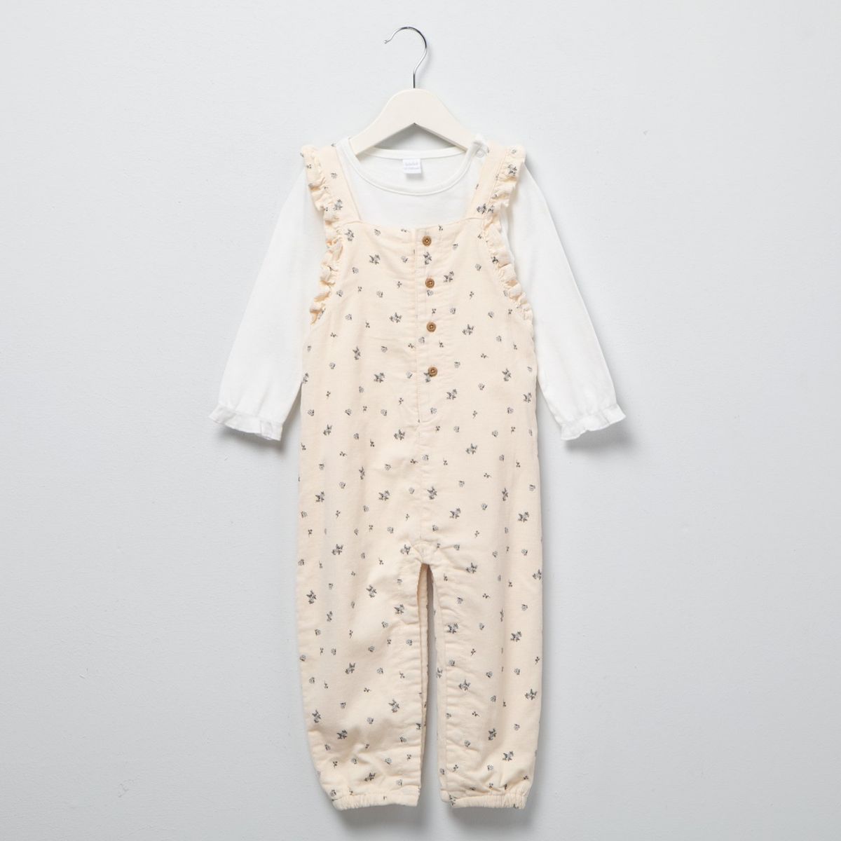 YAMP - Overol Bebé Niña Pack X2 Algodón Yamp