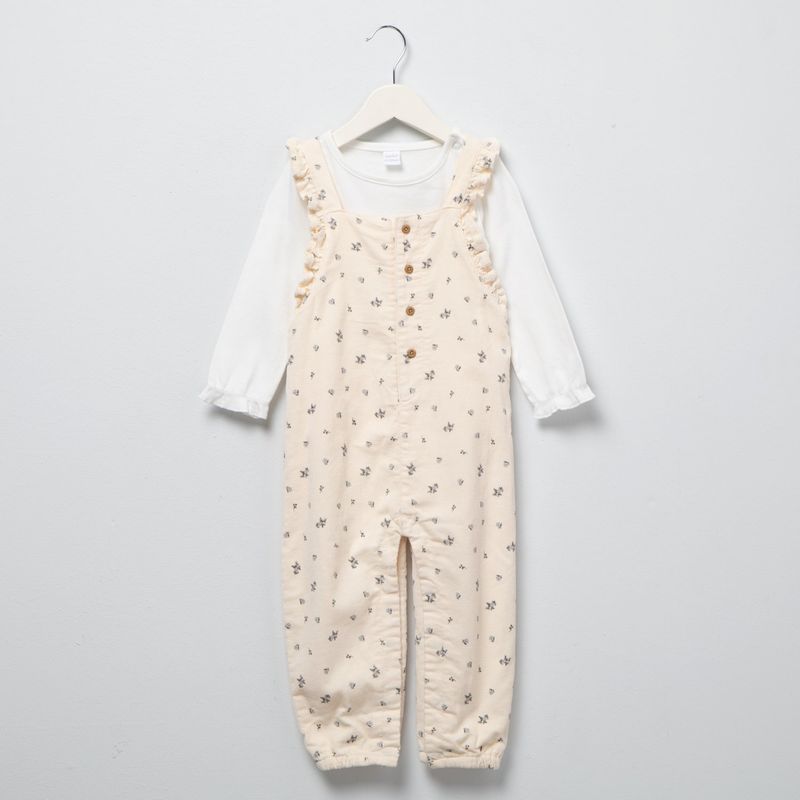 YAMP - Overol Bebé Niña Pack X2 Algodón Yamp