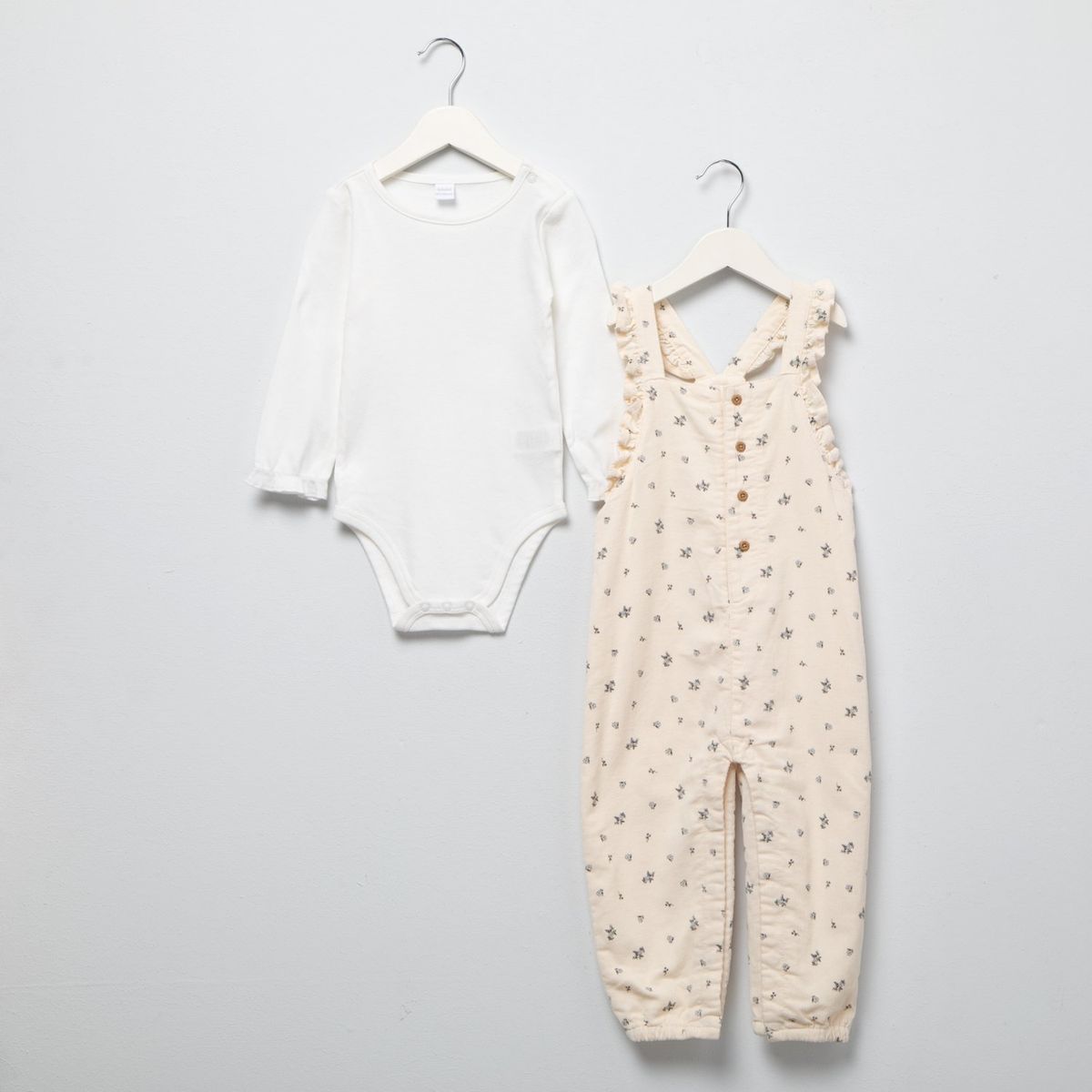 YAMP - Overol Bebé Niña Pack X2 Algodón Yamp