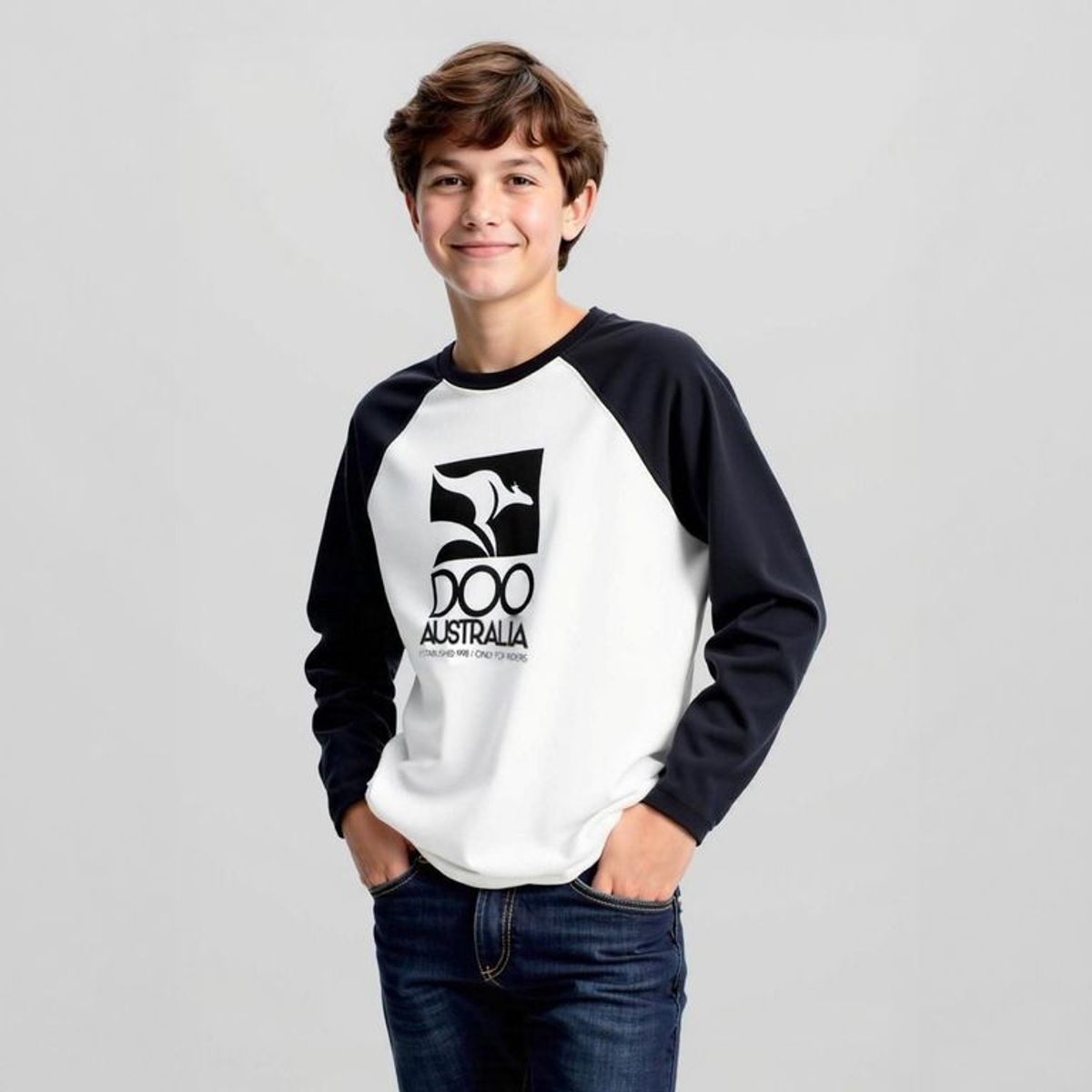 DOO AUSTRALIA - Polo Niño Manga Larga Algodón Doo Australia