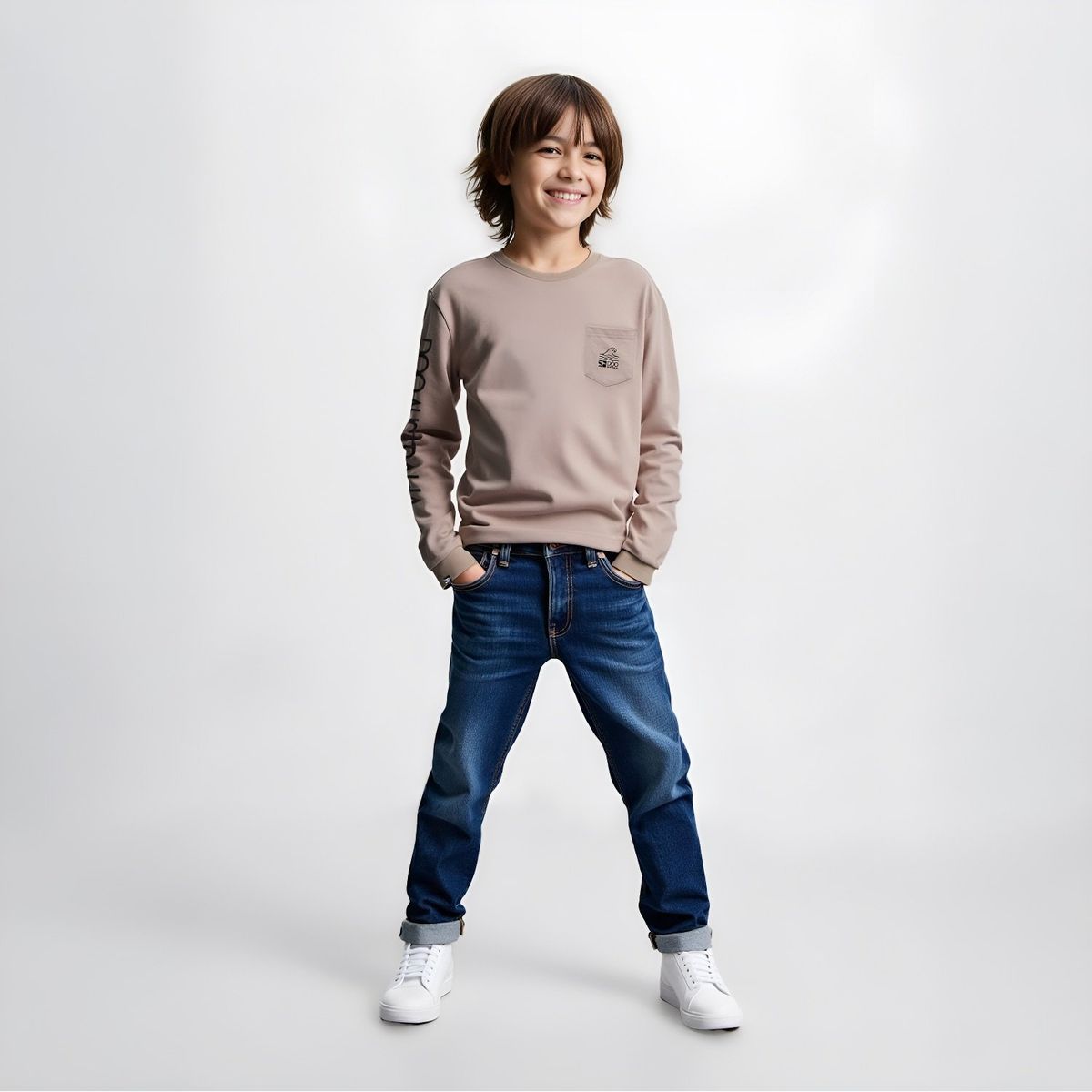 DOO AUSTRALIA - Polo Niño Manga Larga Packx2 Algodón Doo Australia