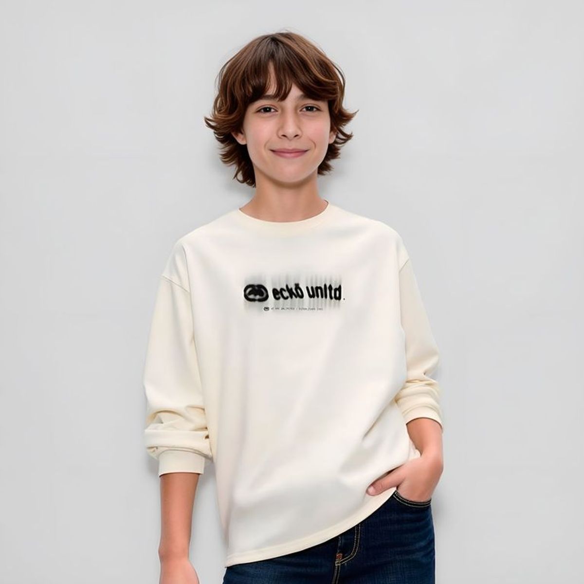 DOO AUSTRALIA - Polo Doo Australia Manga Larga Niño Algodón Estampada Casual