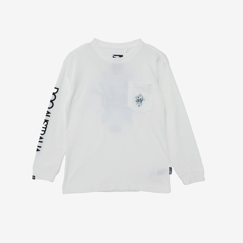 DOO AUSTRALIA - Polo Doo Australia Manga Larga Niño Algodón Estampada Casual