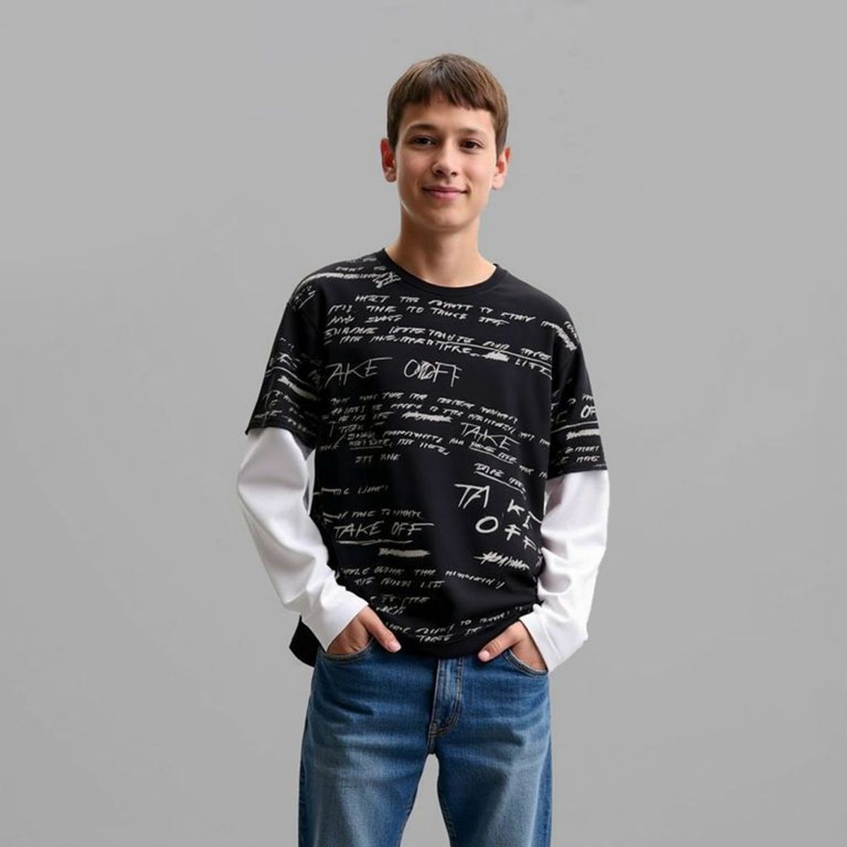 FEDERATION - Polo Niño Manga Larga Algodón Federation