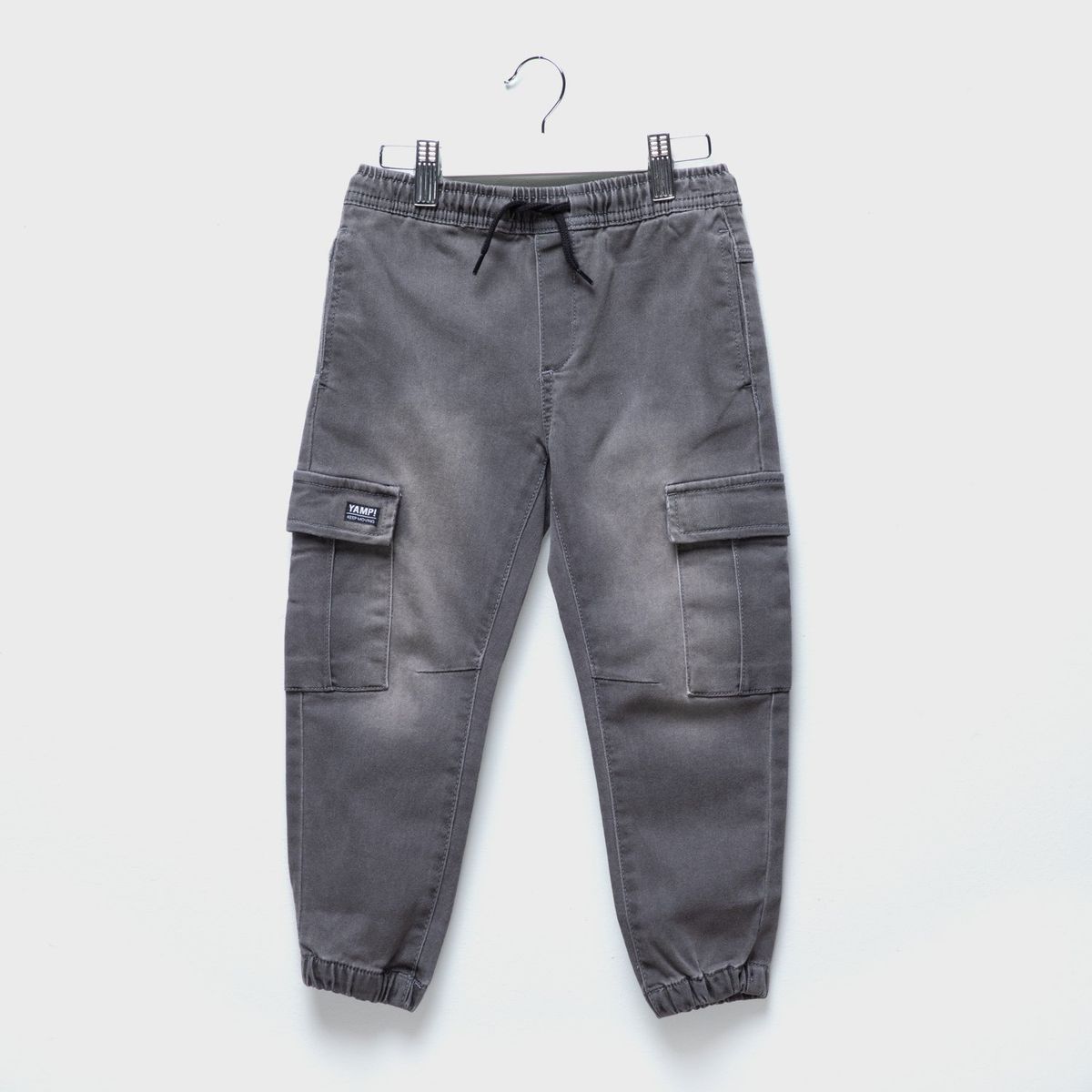 YAMP - Jeans Cargo Jogger Yamp Niño Denim Estilo Casual
