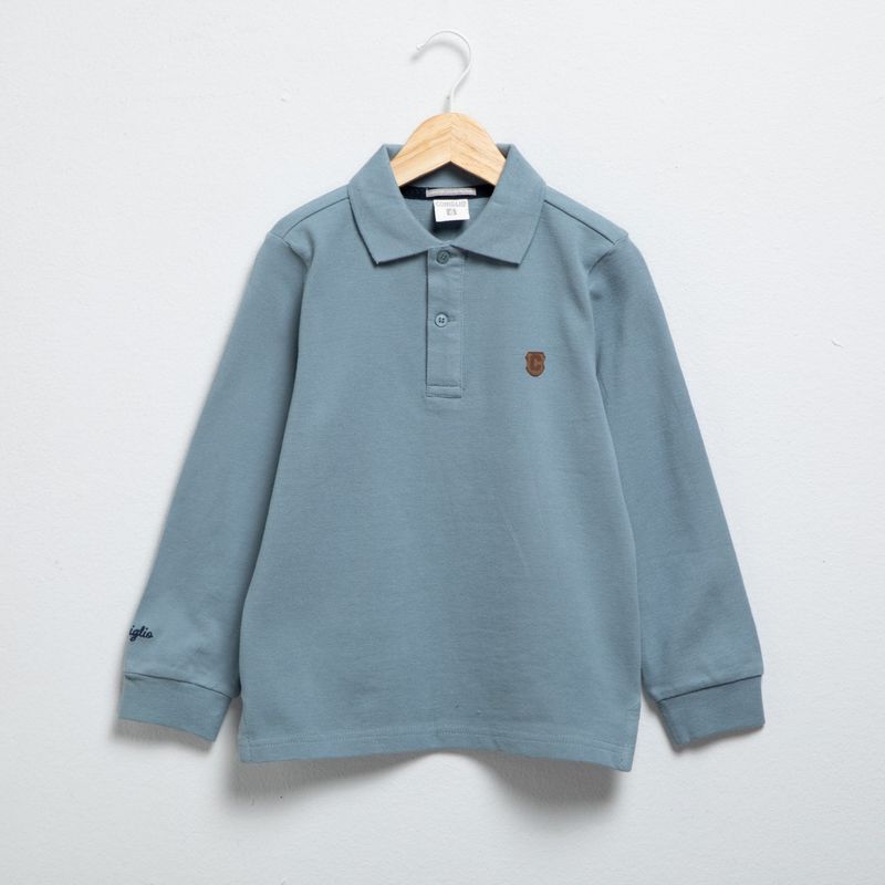 CONIGLIO - Polo Coniglio Manga Larga Algodón Niño