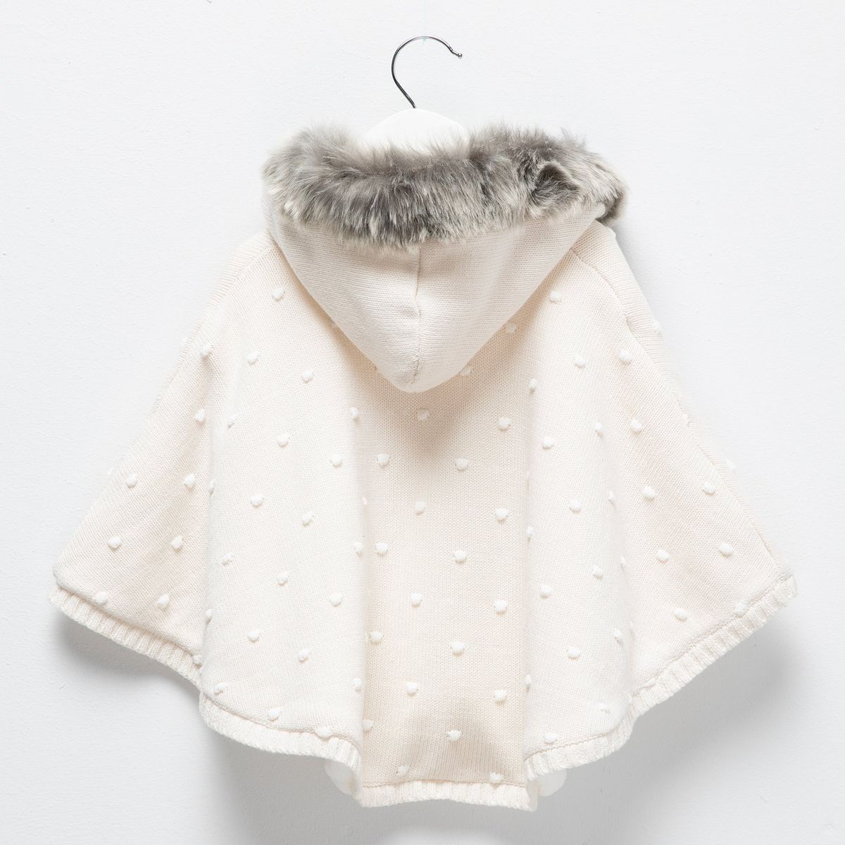 CONIGLIO - Poncho Bebé Niña Algodón Coniglio