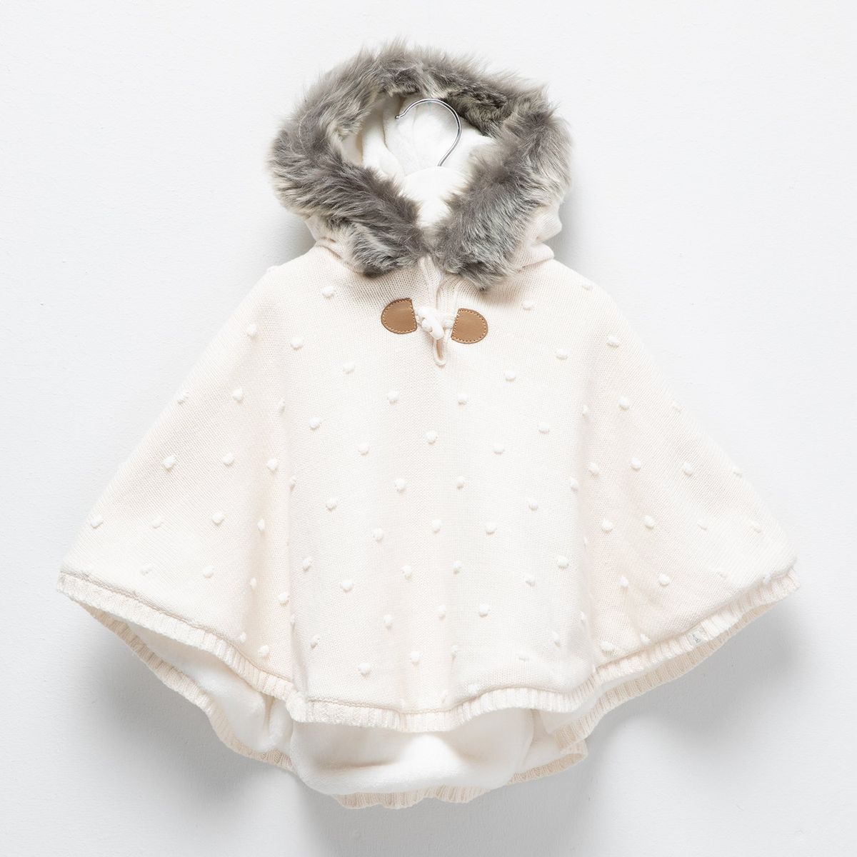 CONIGLIO - Poncho Bebé Niña Algodón Coniglio