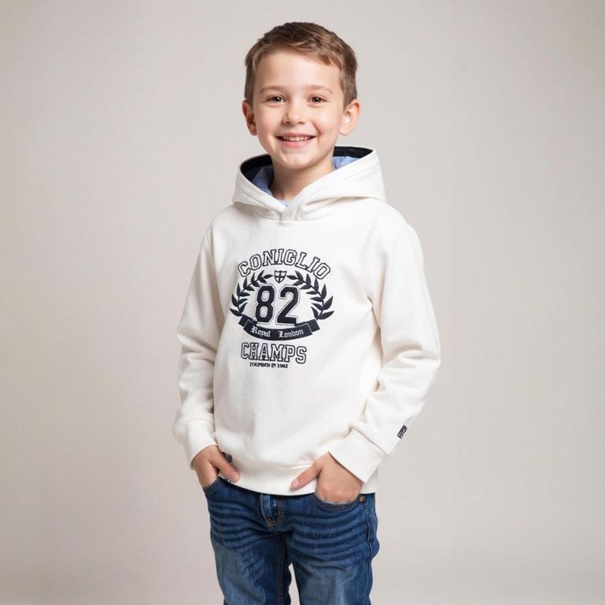 CONIGLIO - Polera Coniglio Estampado Algodón Niño Manga Larga