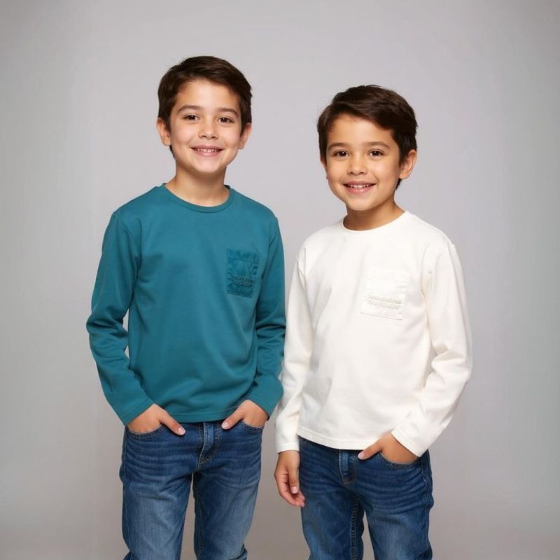 YAMP - Polo Niño Manga Larga Pack X2 Yamp