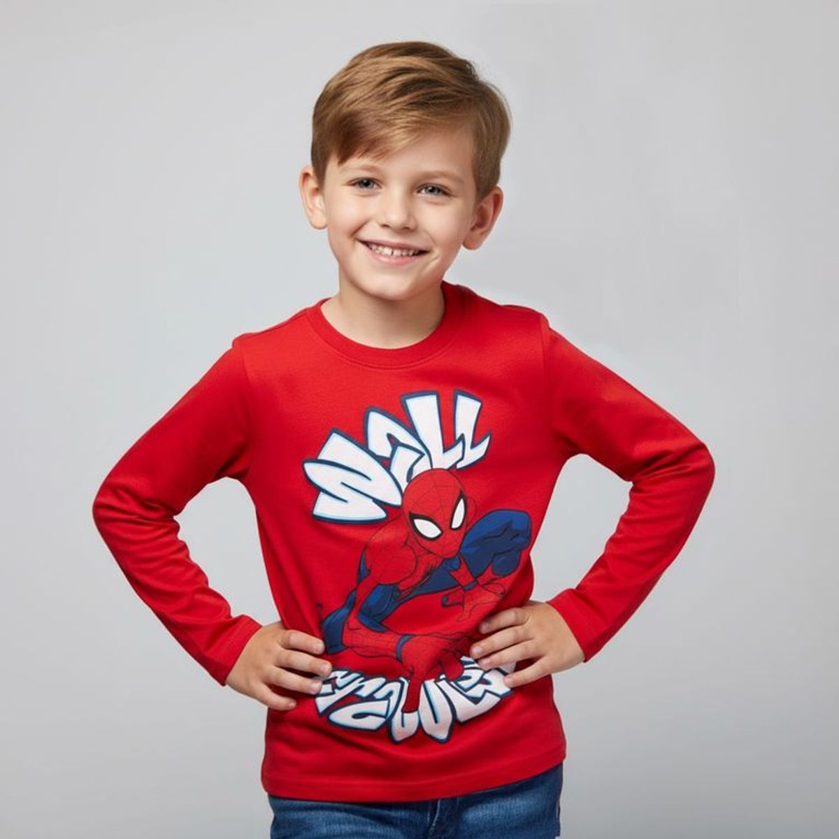 SPIDERMAN - Polo Niño Algodón Spiderman