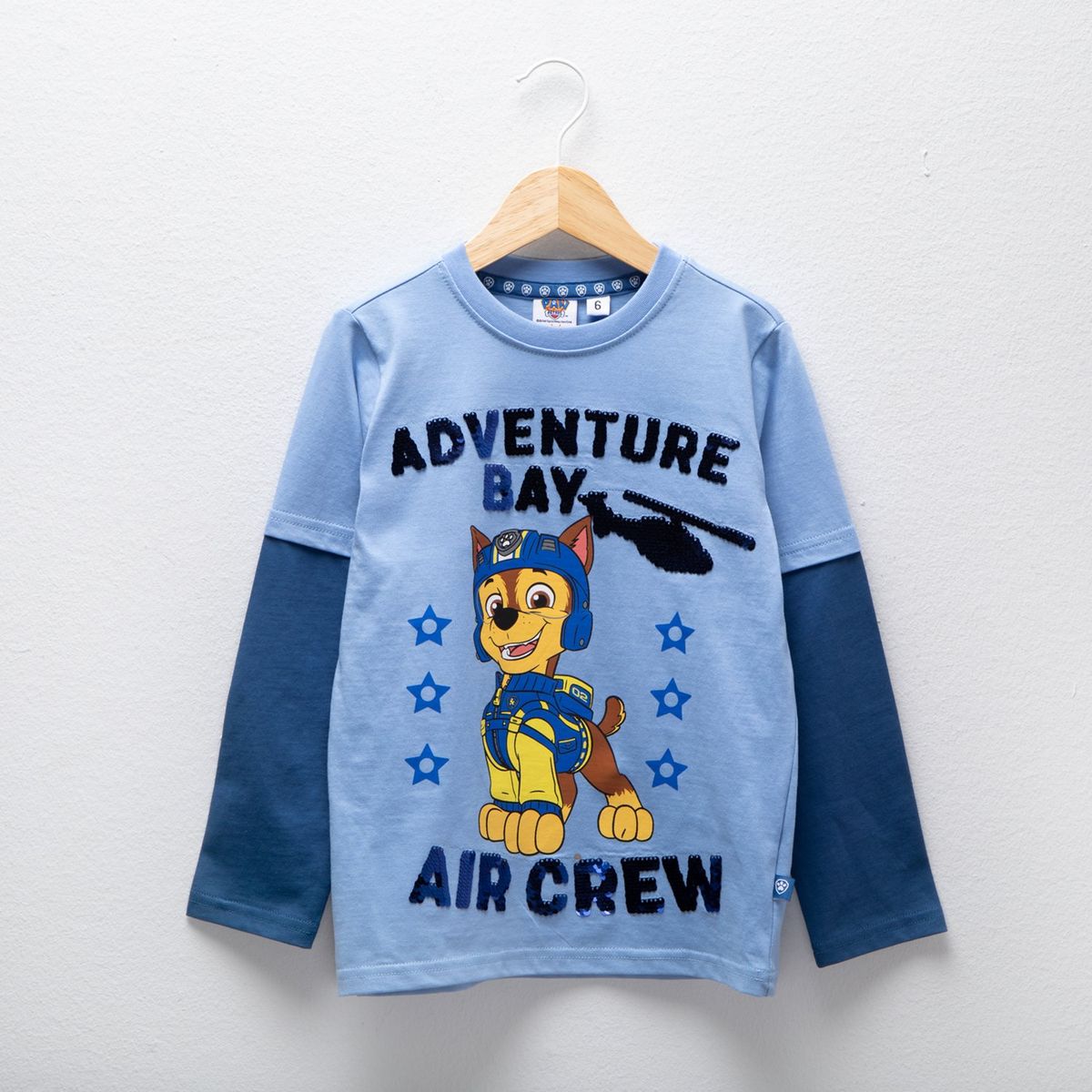 PAW PATROL - Polo Niño Manga Larga Algodón Paw Patrol