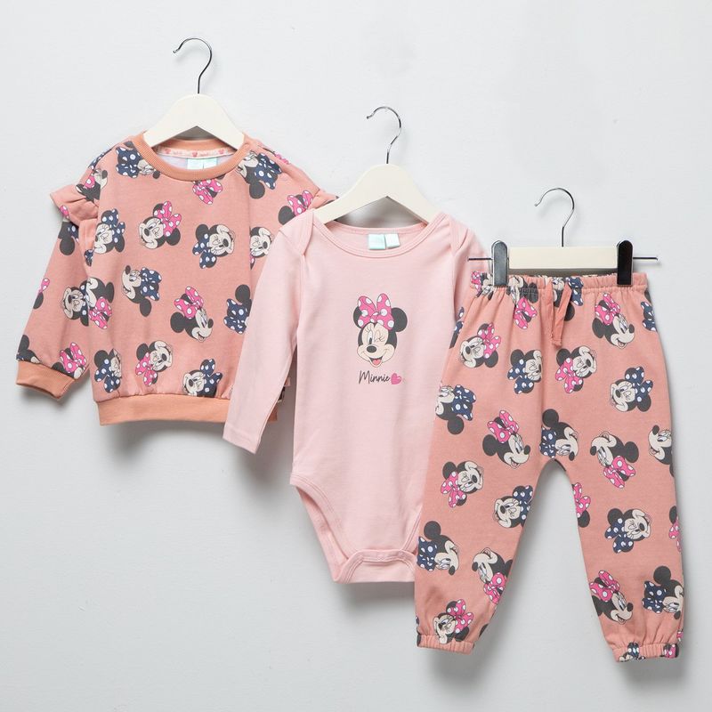MINNIE - Conjunto Bebé Niña Algodón Minnie