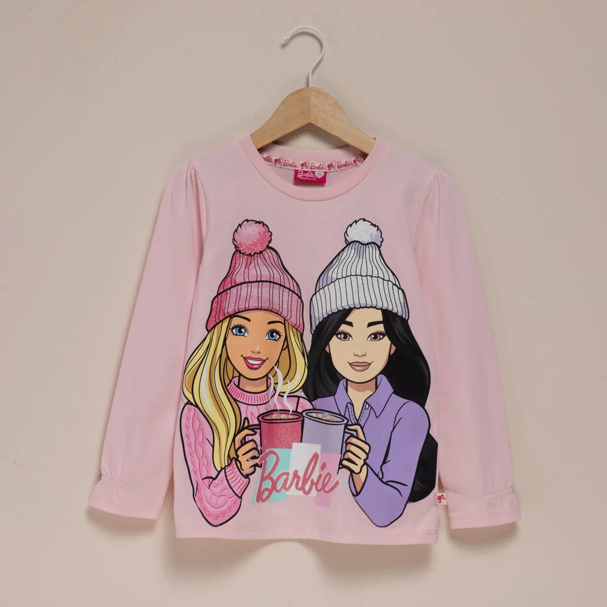 BARBIE - Polo Niña Manga Larga Barbie