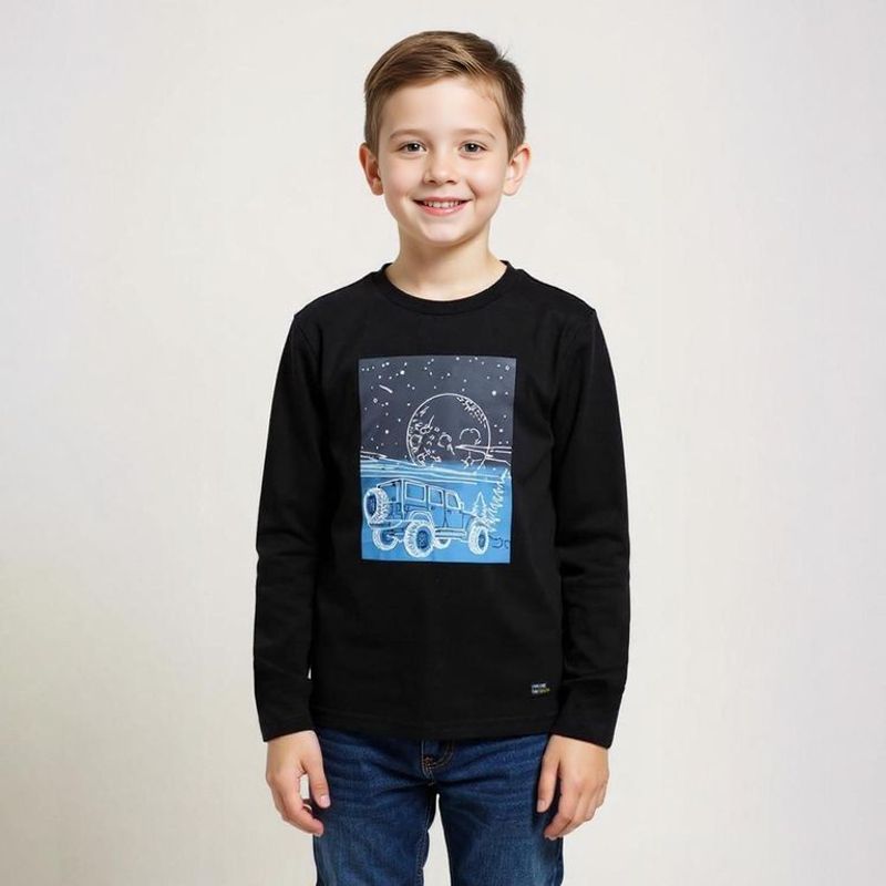 YAMP - Polo Niño Manga Larga Algodón Yamp