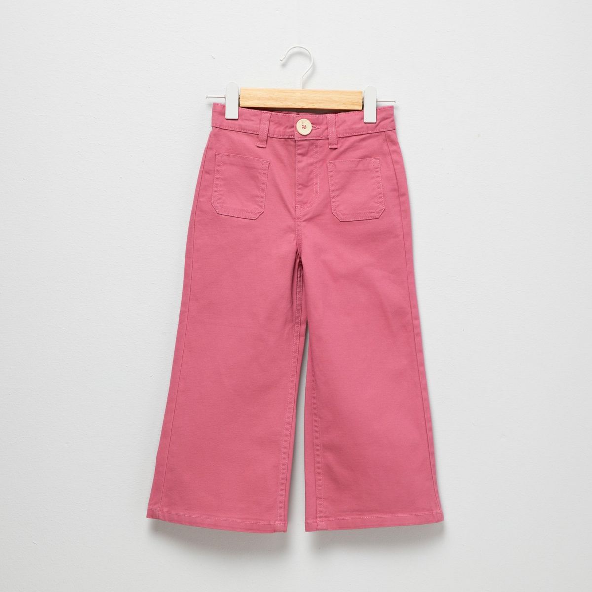 YAMP - Pantalón Wide Leg Algodón Niña Yamp Casual