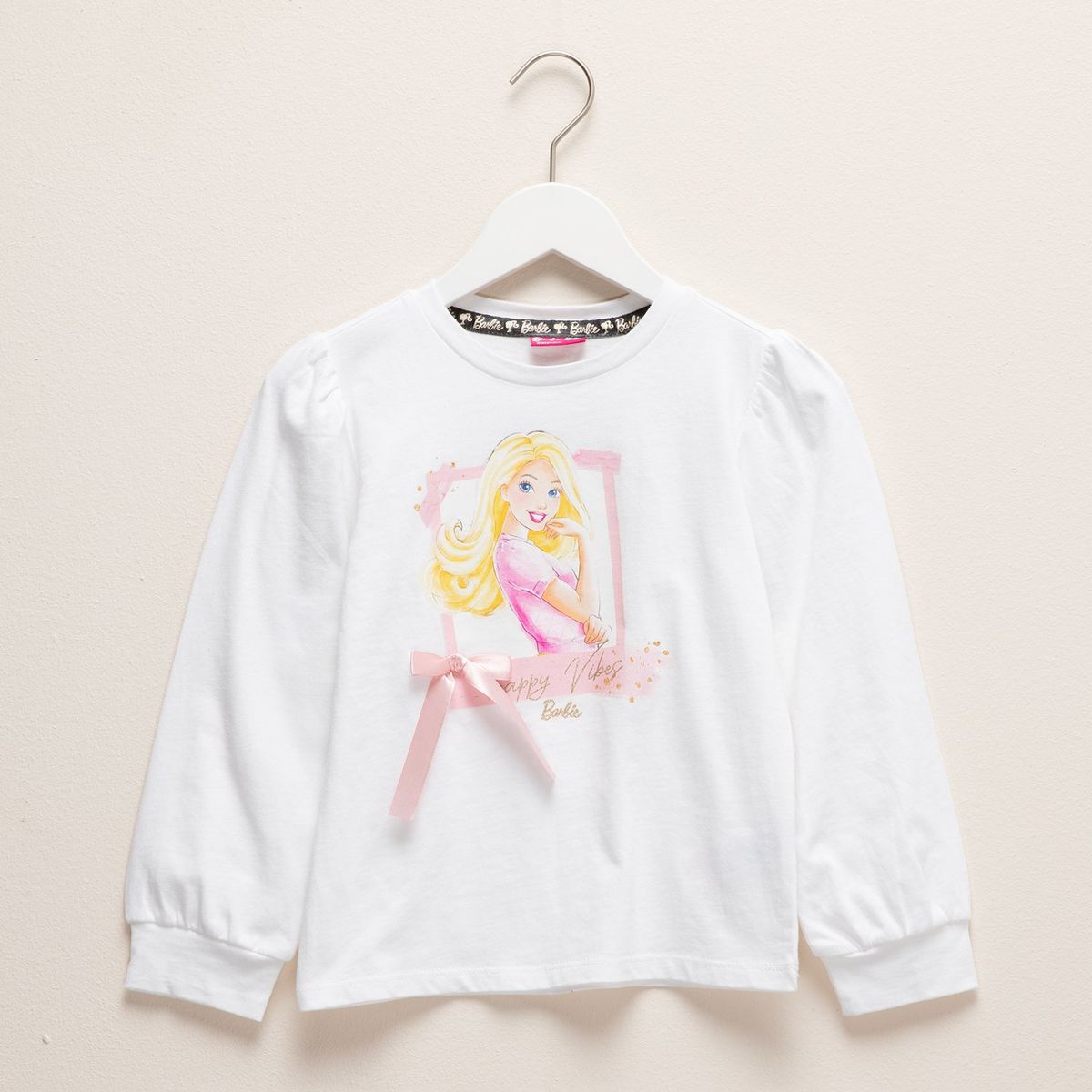 BARBIE - Polo Niña Manga Larga Algodón Barbie