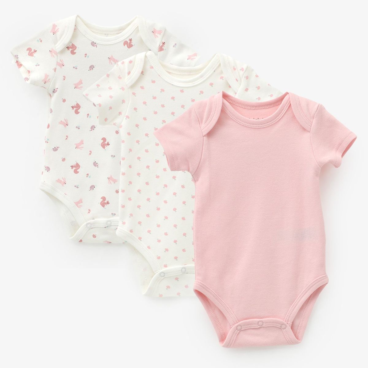 YAMP - Body Bebé Niña Pack X3 Algodón Yamp