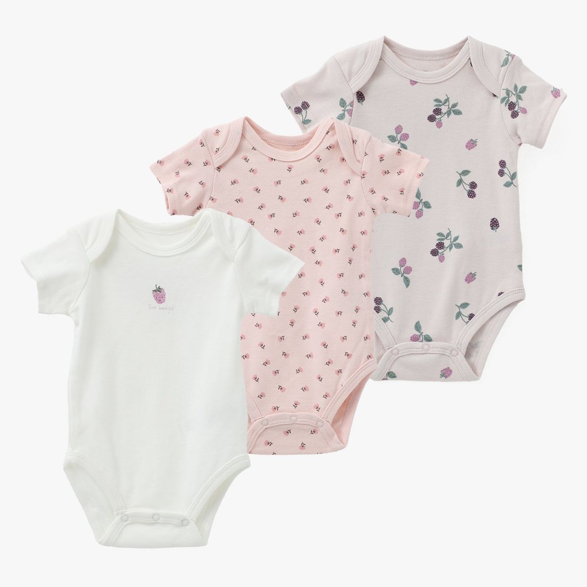 YAMP - Body Bebé Niña Pack X3 Algodón Yamp