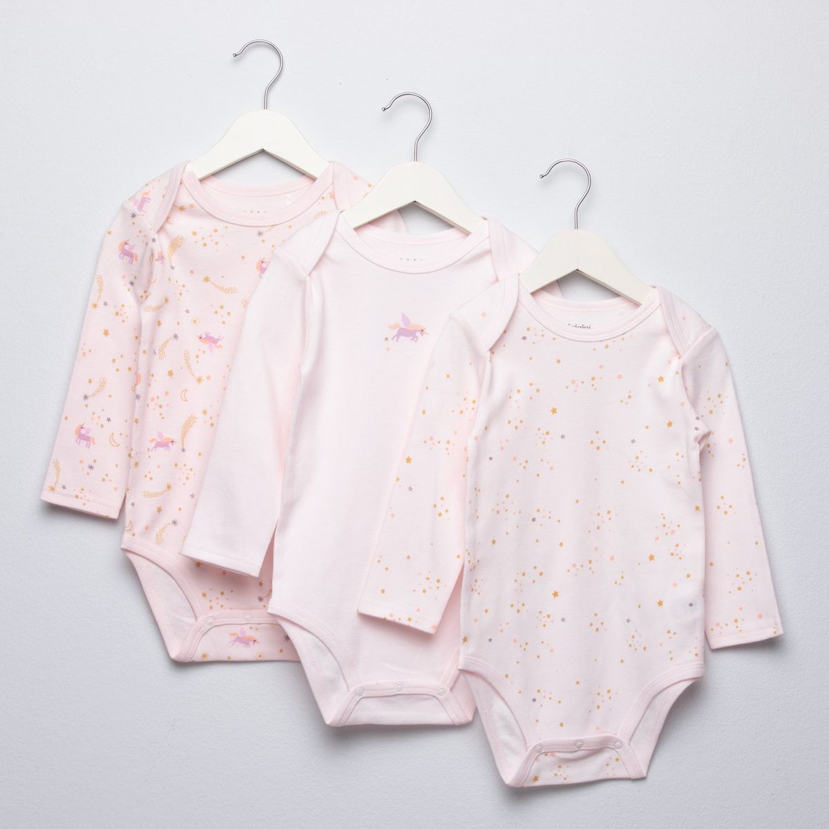 YAMP - Body Bebé Niña Pack X3 Algodón Yamp