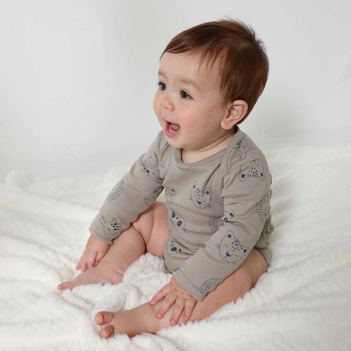 YAMP - Body Bebé Niño Pack X3 Algodón Yamp