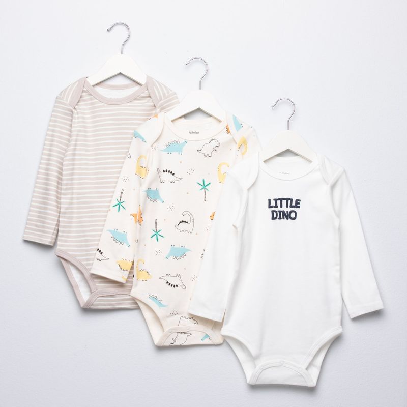 YAMP - Body Bebé Niño Pack X3 Algodón Yamp