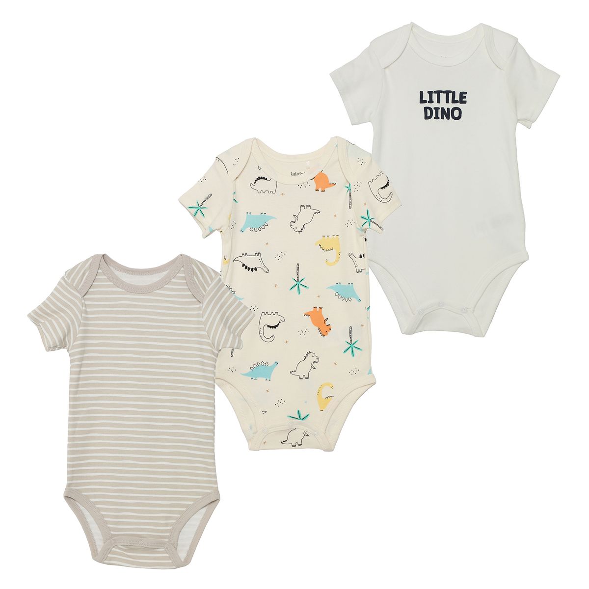 YAMP - Body Bebé Niño Pack X3 Algodón Yamp