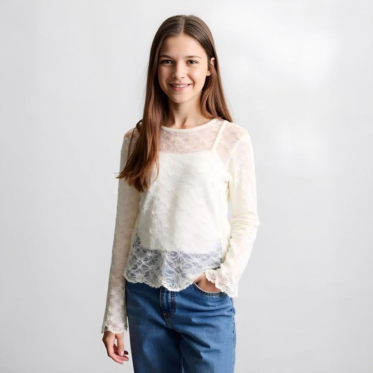 ELEVEN - Blusa Niña Manga Larga Eleven