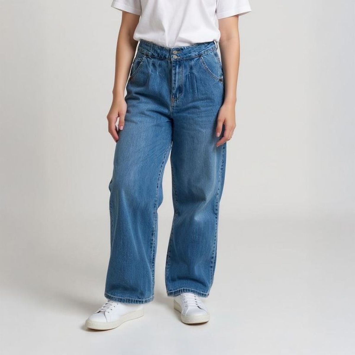 ELEVEN - Jeans Eleven Wide Leg Algodón Niña Casual
