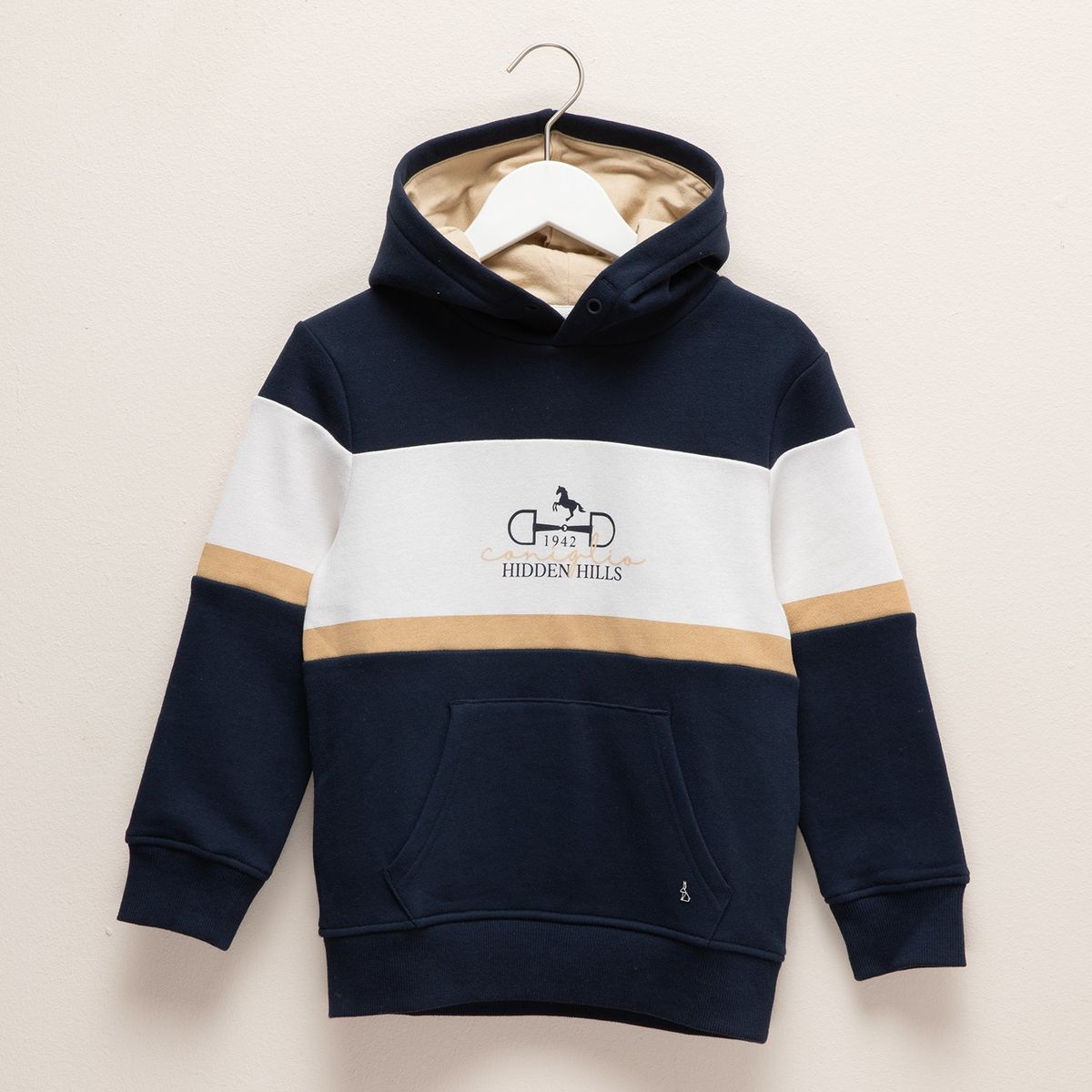 CONIGLIO - Polera Coniglio Estampado con Gorro Niño Algodón 