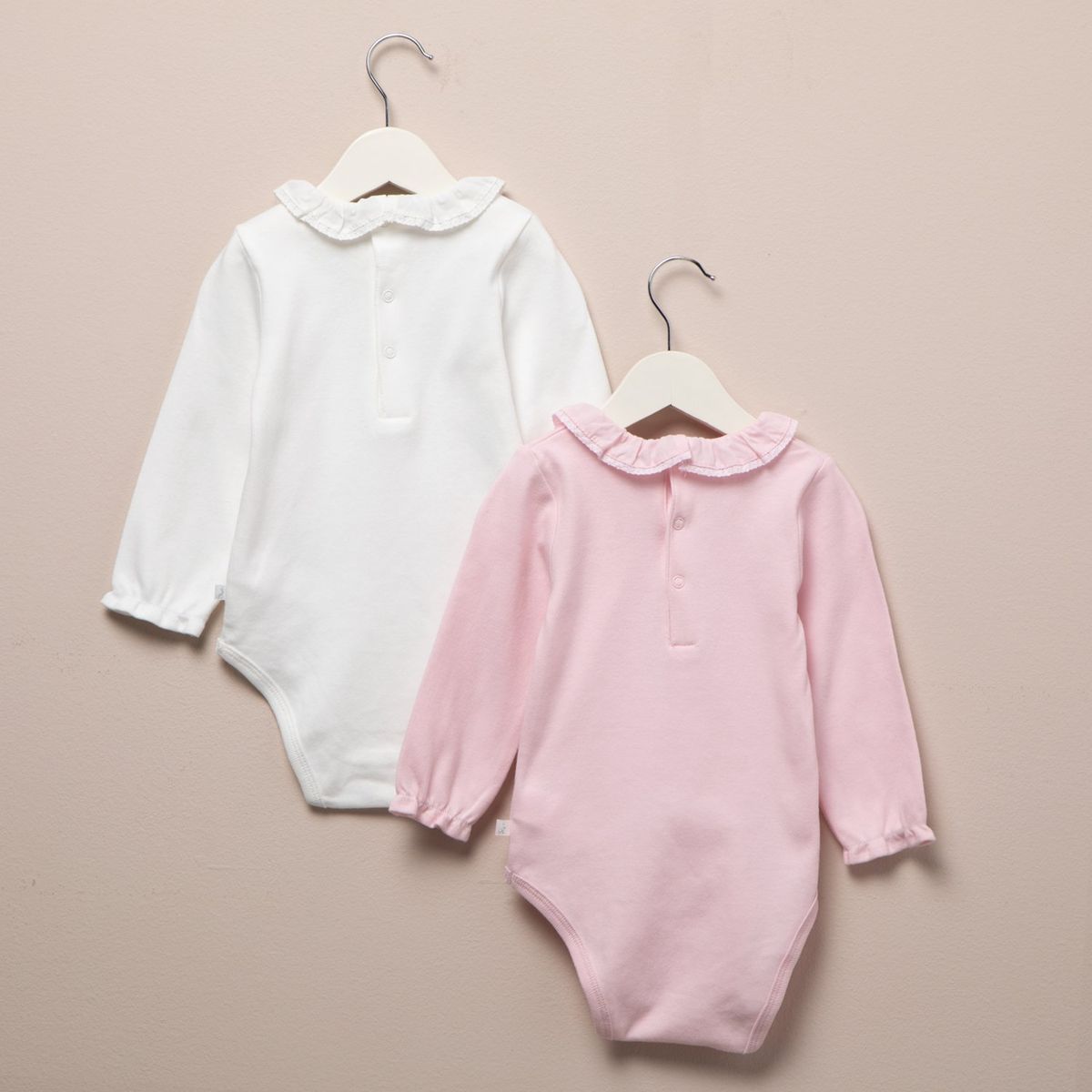 CONIGLIO - Body Bebé Niña Pack X2 Algodón Coniglio