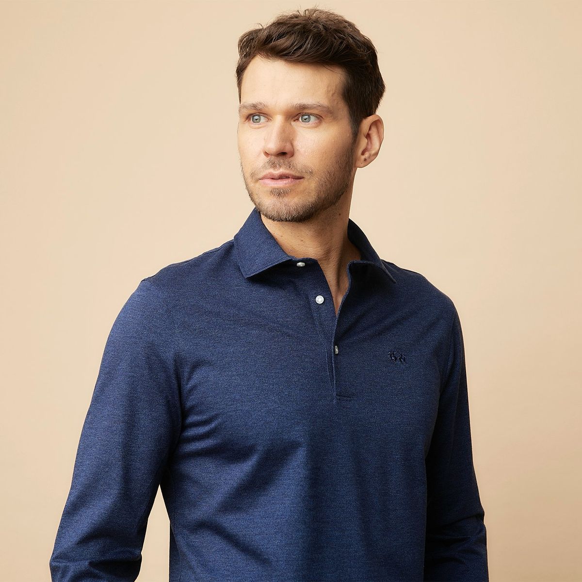 LA MARTINA - Camisa Casual Manga Larga Algodón Hombre La Martina