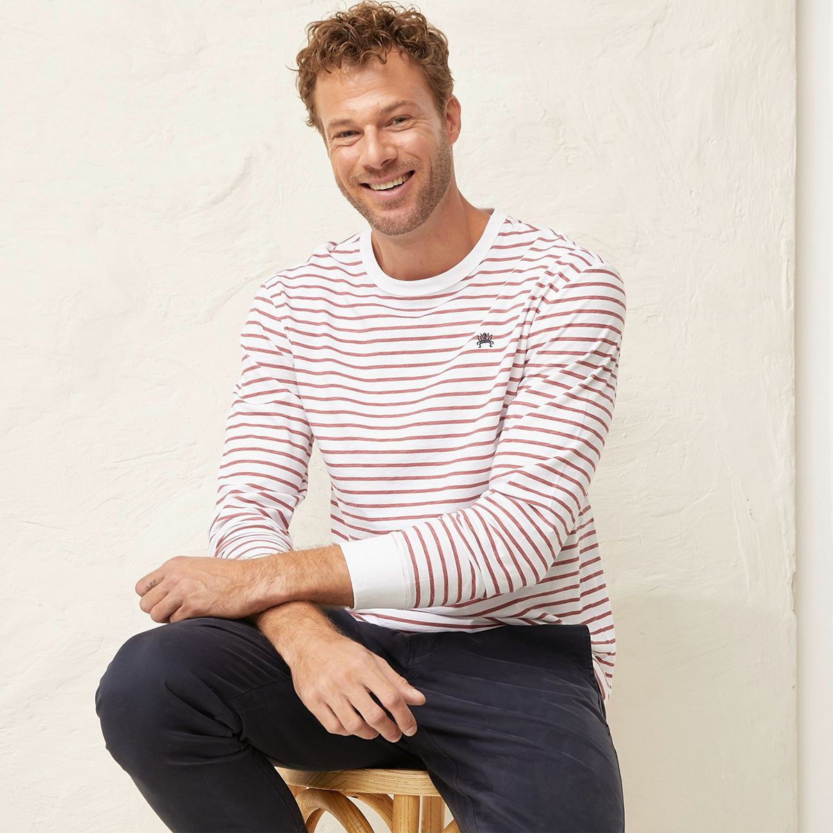 CASCAIS - Polera Manga Larga Algodón Hombre Cascais